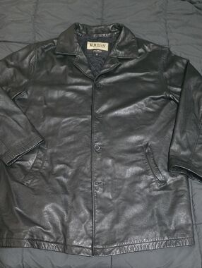 Vintage M. Julian Wilsons Leather Leather Mens Coat, 2XL